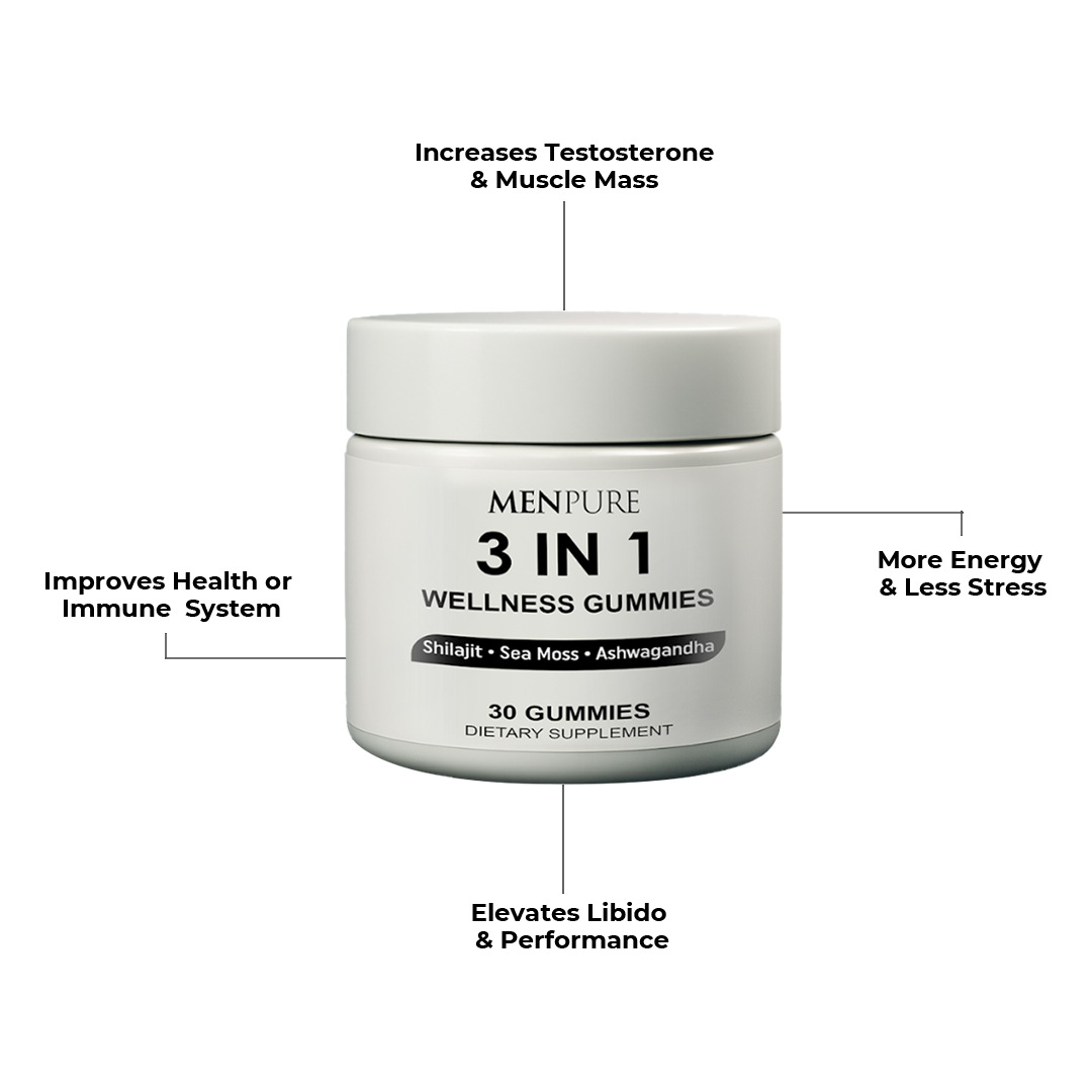 3 Ways MenPure 3-in-1 Wellness Gummies Transform Your Daily Life